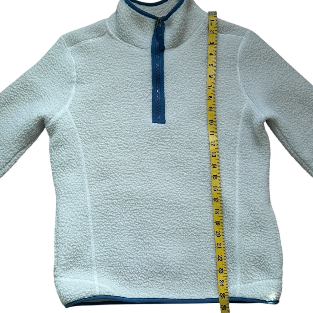Avalanche Women's Ivory 1/4 Zip Fleece Berber Pullover With Pockets - M - Picture 10 of 10
